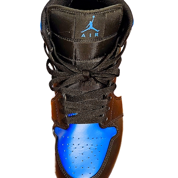 New Air Jordan 1 Mid W10/M8.5 Blue/Black DQ8426-042 NWOB - Picture 9 of 12